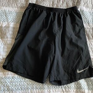 Nike Men's 7in Inseam Black Running Shorts